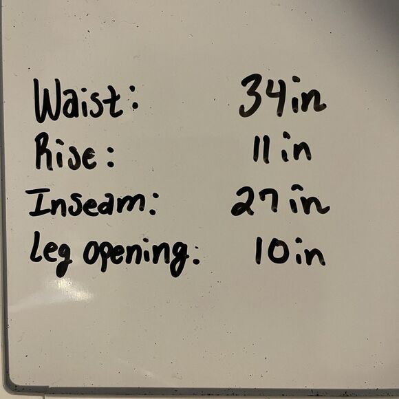 Old Navy Women's Wide Leg Linen Blend Blue Stripe Pants Size L Preppy Minimalist - Picture 10 of 10